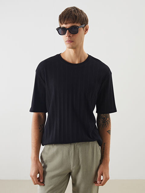 LCW Vision Bisiklet Yaka Kısa Kollu Erkek Tişört - S55169Z8-CVL