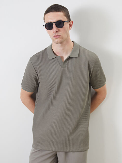 LCW Vision Polo Yaka Kısa Kollu Erkek Tişört - S55171Z8-R1D