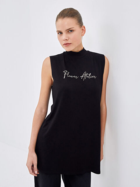 LCW Modest بلوز چاپکراوی یه‌خه‌ی مل بەرز بۆ ژنان