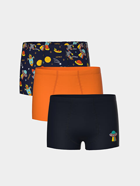 LCW Kids سراويل بوكسر مطبوعة للأولاد - عبوة من 3 قطع - S55260Z4-LSJ