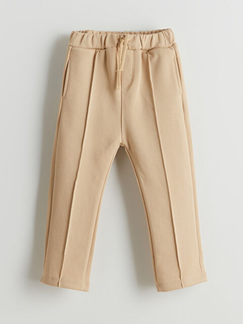 LCW baby Beli Lastikli Erkek Bebek Pantolon - S55321Z1-FLE