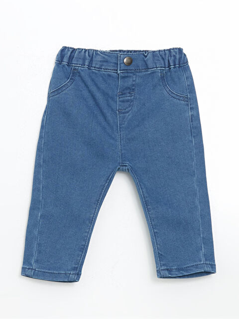 LCW baby Beli Lastikli Basic Erkek Bebek Pantolon - S55445Z1-DU2