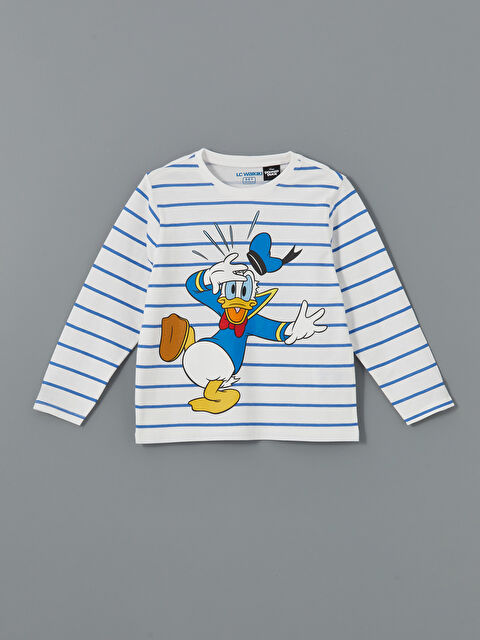 LCW Kids Daffy Duck Baskılı Erkek Çocuk Pijama Üst - S55454Z1-LU7