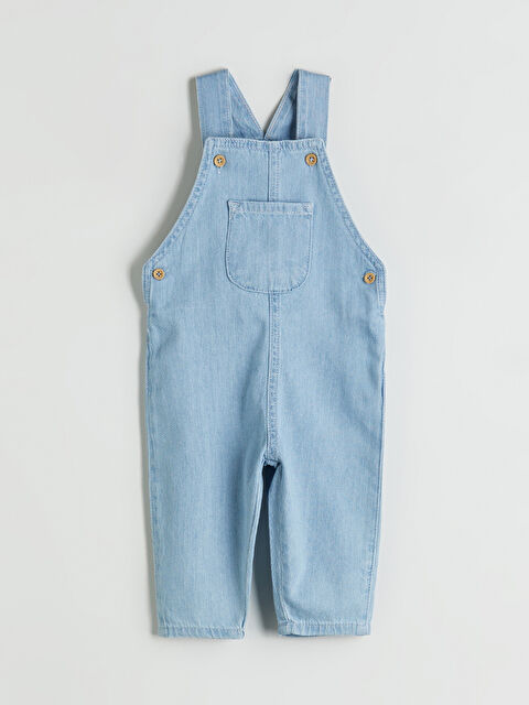 LCW baby Basic Erkek Bebek Jean Salopet - S55460Z1-JHM