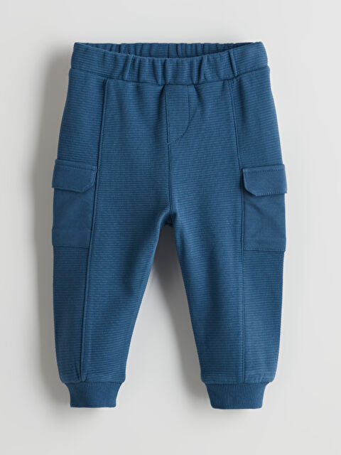 LCW baby Beli Lastikli Erkek Bebek Jogger Eşofman Alt - S55498Z1-YFY