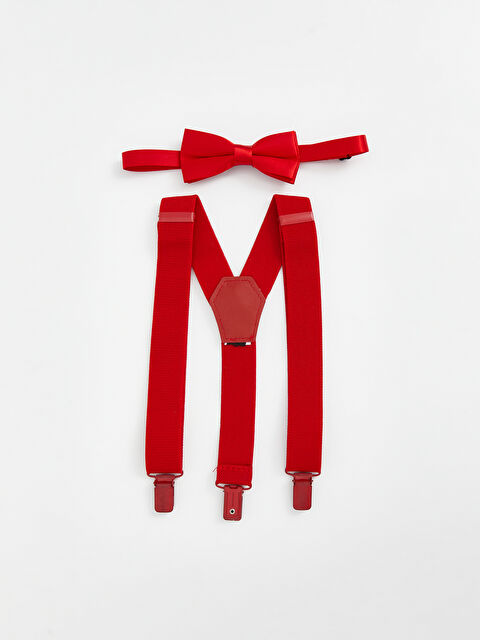 LCW ACCESSORIES Erkek Çocuk Papyon ve Pantolon Askısı