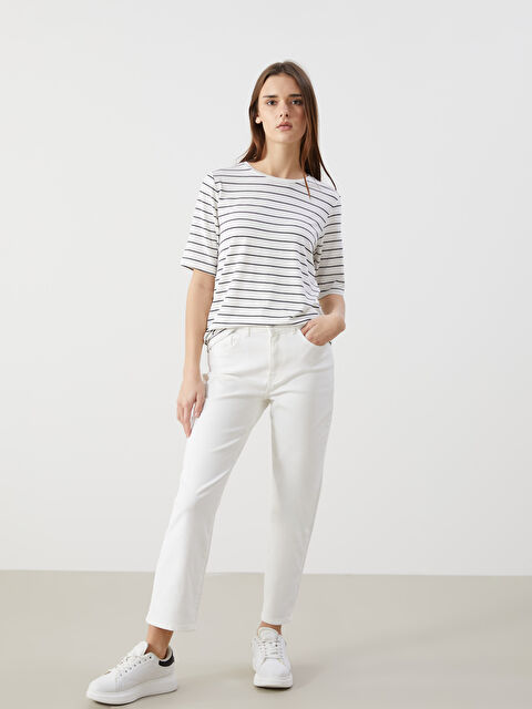 LCW Jeans Straight Fit Kadın Jean Pantolon - S55561Z8-844