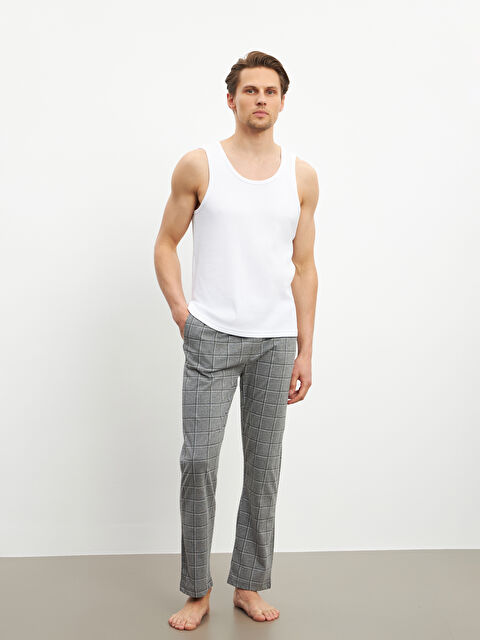 LC WAIKIKI Standart Kalıp Ekose Erkek Pijama Alt - S55578Z8-998