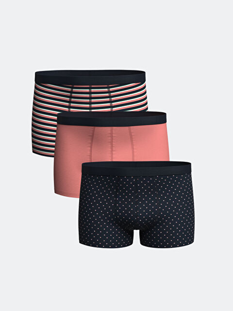 LC WAIKIKI Standart Kalıp Pamuklu Esnek Erkek Boxer 3'lü - S55593Z8-LF1