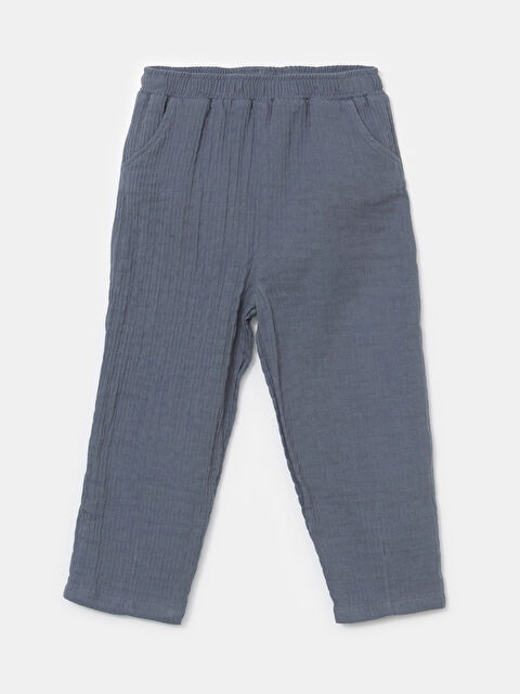 LCW baby Beli Lastikli Erkek Bebek Pantolon - S55618Z1-GYB