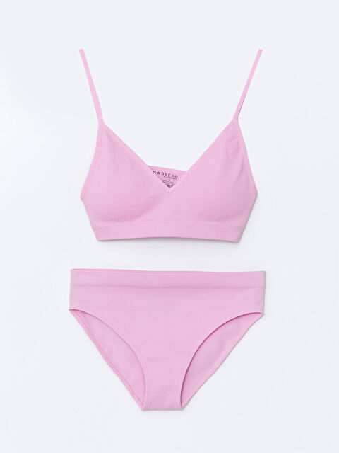 LCW Young Tak Çıkar Pedli İlk Sütyen ve Bikini Külot Takımı - S55759Z8-QY9