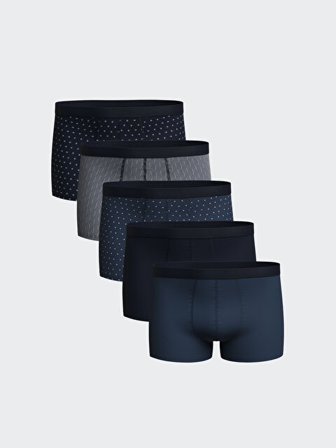 LC WAIKIKI Standart Kalıp Pamuklu Esnek Erkek Boxer 5'li - S55925Z8-LSJ