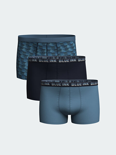 LC WAIKIKI Standart Kalıp Pamuklu Esnek Erkek Boxer 3'lü - S55945Z8-LQQ