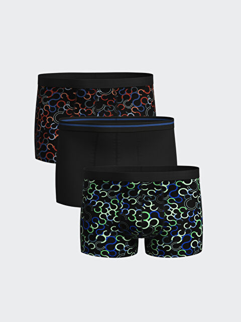 LC WAIKIKI Standart Kalıp Pamuklu Esnek Erkek Boxer 3'lü - S55951Z8-LQJ
