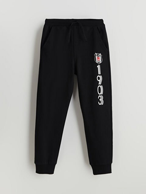 LCW Kids Beli Lastikli Beşiktaş Baskılı Erkek Çocuk Jogger Eşofman Altı - S55966Z4-CVL