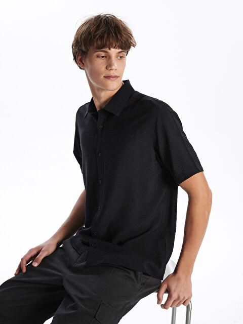 XSIDE Regular Fit Kısa Kollu Erkek Gömlek - S56007Z8-RQL