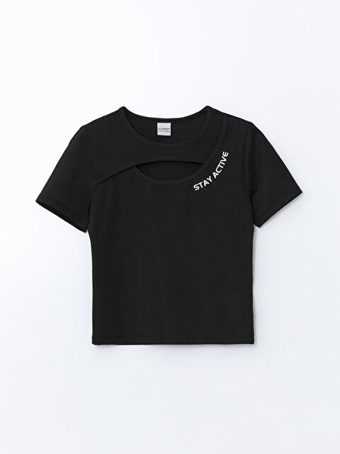 LCW Kids Bisiklet Yaka Kız Çocuk Tişört - S56202Z4-CVL