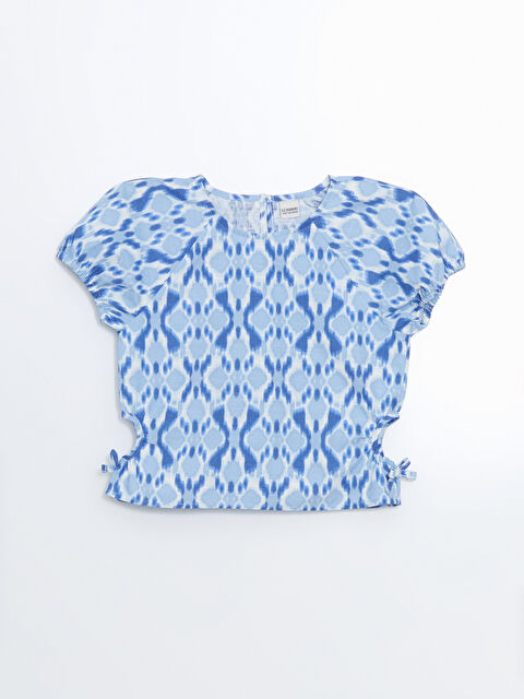 LCW Kids Bisiklet Yaka Kız Çocuk Bluz - S56224Z4-LQK