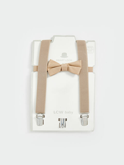 LCW baby Fiyonk Detaylı Erkek Bebek Papyon ve Pantolon Askısı - S56252Z1-FLE