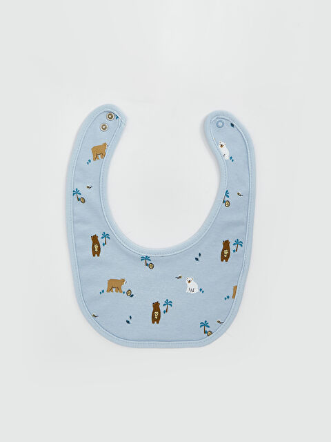 LCW baby Baskılı Erkek Bebek Mama Önlüğü - S56375Z1-LQK