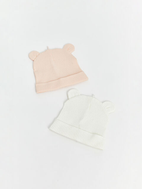 LCW baby Basic Kız Bebek Triko Bere 2'li - S56387Z1-FSP