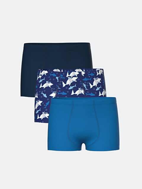 LCW Kids Baskılı Erkek Çocuk Boxer 3'lü - S56394Z4-LSJ