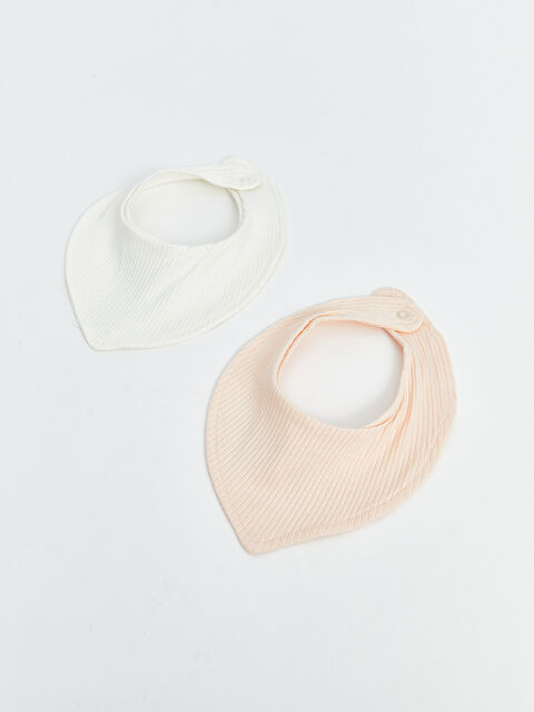 LCW baby Basic Kız Bebek Mama Önlüğü 2'li - S56451Z1-FSP