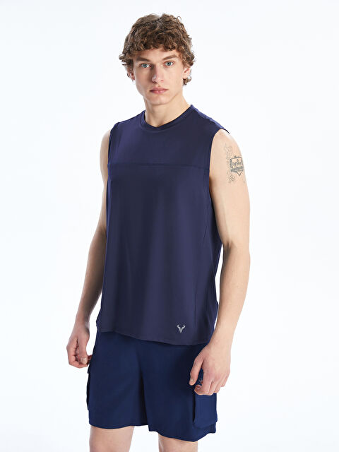 XSIDE ACTIVE Bisiklet Yaka Erkek Kolsuz Tişört