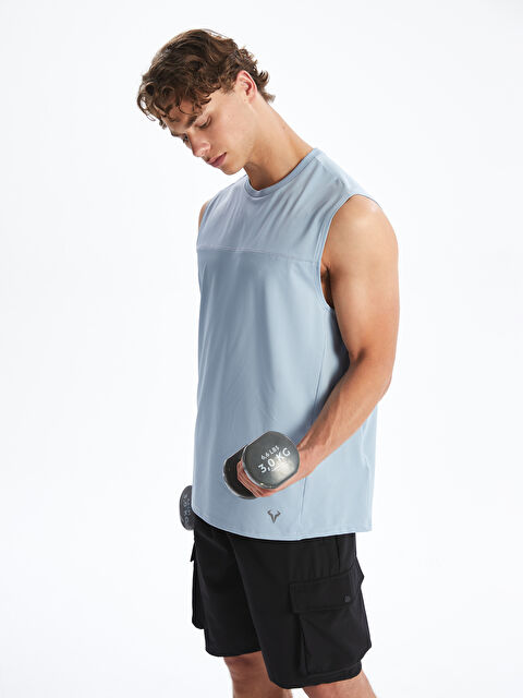 XSIDE ACTIVE Bisiklet Yaka Erkek Kolsuz Tişört - S56489Z8-L6H