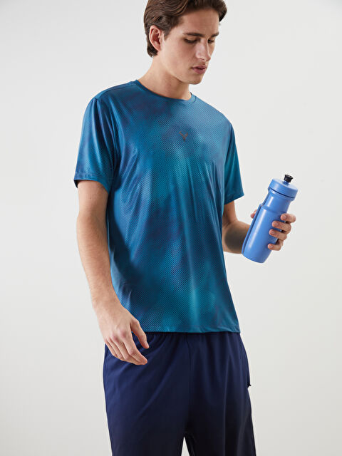 XSIDE ACTIVE Bisiklet Yaka Kısa Kollu Erkek Spor Tişört - S56492Z8-LQN