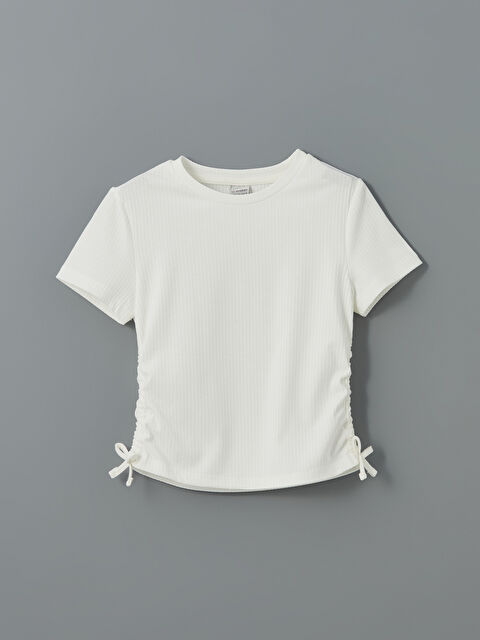 LCW Kids Bisiklet Yaka Kız Çocuk Tişört - S56528Z4-R9J