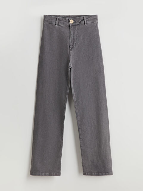 LCW Kids Wideleg Kız Çocuk Jean Pantolon - S56575Z4-GRD