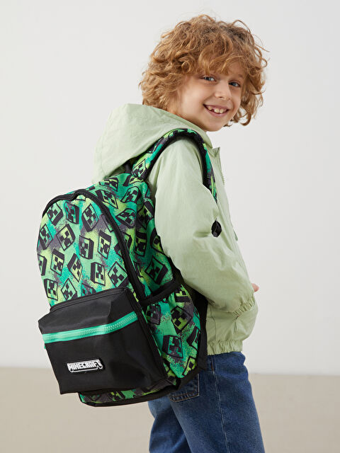 LCW ACCESSORIES Minecraft Printed Boys' School Bag - S56604Z4-F9C