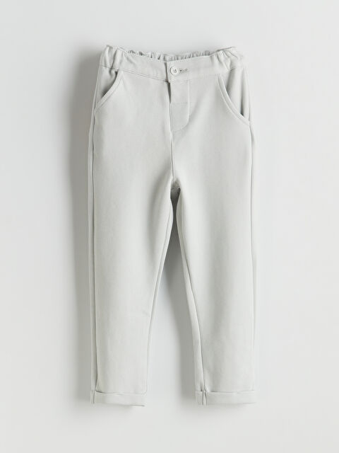 LCW Kids Beli Lastikli İnterlok Erkek Çocuk Pantolon - S56793Z1-FZS
