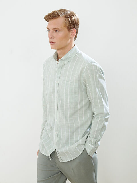 LCWAIKIKI Classic Regular Fit Poplin Erkek Gömlek - S56893Z8-LFT