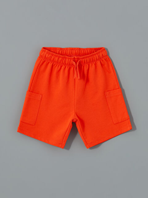 LCW Kids Beli Lastikli Cepli Erkek Çocuk Şort - S56904Z1-GRM