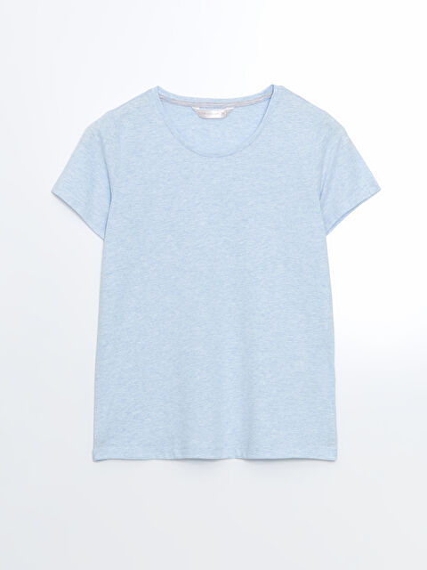 LCW DREAM Bisiklet Yaka Kadın Pijama Üstü - S56945Z8-354