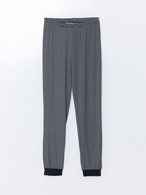 LCW DREAM Beli Lastikli Çizgili Kadın Jogger Pijama Altı - S56965Z8-LGS
