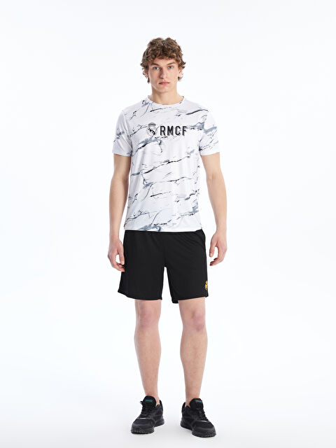 XSIDE ACTIVE Standart Kalıp Real Madrid Baskılı Erkek Taraftar Şort - S57013Z8-CVL