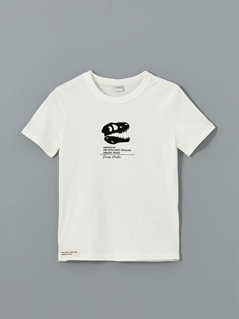 LCW Kids Bisiklet Yaka Erkek Çocuk Tişört - S57123Z4-R9J