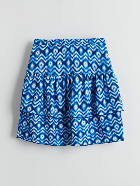 LCW Kids Beli Lastikli Fırfırlı Kız Çocuk Etek - S57144Z4-LQQ