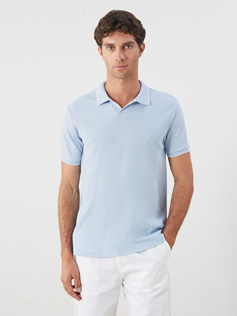 LCWAIKIKI Classic Polo Yaka Kısa Kollu Erkek Tişört - S57195Z8-Y7Z