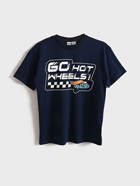 LCW Kids Crew Neck Printed Boys' T-Shirt - S57237Z4-JC7