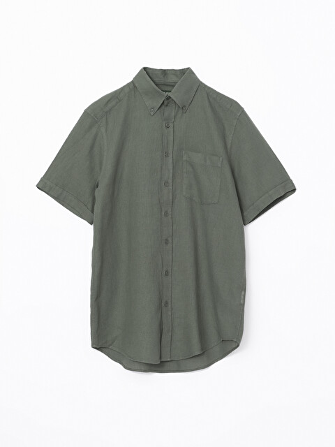 LCWAIKIKI Classic Regular Fit Short Sleeve Poplin Men's Shirt