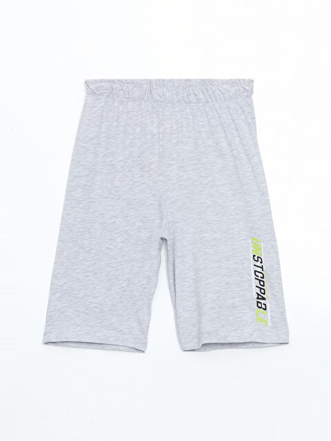 LCW Kids Beli Lastikli Erkek Çocuk Pijama Şort - S57367Z4-LAK
