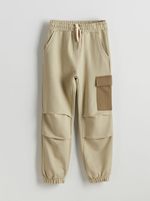 LCW Kids Beli Lastikli Erkek Çocuk Kargo Eşofman Altı - S57377Z4-FN0