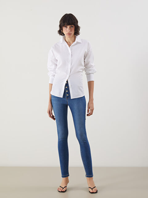 LCW Jeans Jüpiter Süper Skinny Fit Kadın Jean Pantolon - S57584Z8-507