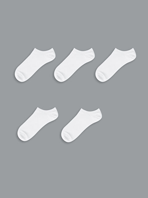 LCW DREAM Kadın Düz Sneaker Çorap 5'li - S57755Z8-J5E