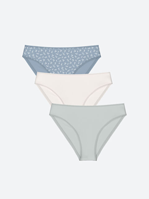 LCW DREAM Desenli Bikini Külot 3'lü Paket - S57791Z8-GMH