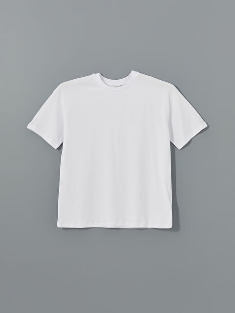 LCW Kids Crew Neck Girls' T-Shirt - S57943Z4-Q6K